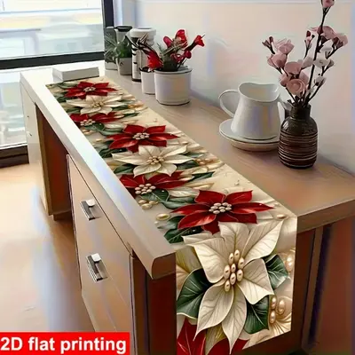 Christmas Digital Print Table Runner and Placemat - 11
