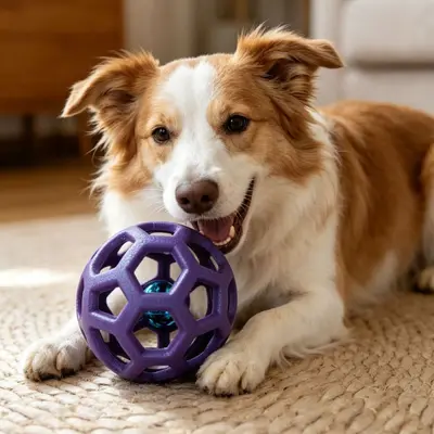 TPR Bite-Resistant Squeaky Chew Toy for Dogs and Cats
