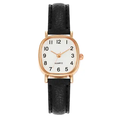 Cross-border Square Watches Manufacturer Simple Personality Retro Student Ladies Quartz Leather Strap Women's Watches Women's Wholesale - 8