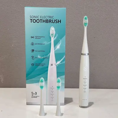 Sonic Electric Toothbrush for Adults, Rechargeable, Waterproof, Soft Bristle - 11