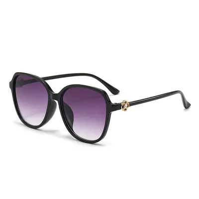 Women's Sunglasses, UV Protection, Large Frame, Retro Style - 12