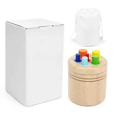 Çocuklar için 1-3 yaş renk ve şekil eşleştirme eğitici Montessori oyuncağı - 12