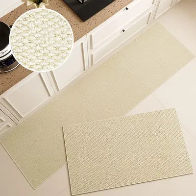 Imitation Sisal Kitchen Runner Mat, Anti-Slip, Oil-Proof, Waterproof - 8