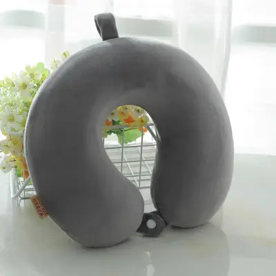 Memory foam U-shaped pillow, neck support, portable - 10