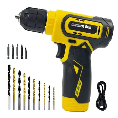 Industrial-Grade Home Multi-Function 8V Cordless Hand Drill Rechargeable Electric Screwdriver Set Woodworking DIY Hand Drill - 7