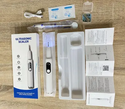 Ultrasonic Teeth Cleaner for Tartar and Plaque Removal, Portable Household - 10