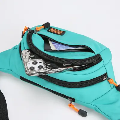 Men's Phone Waist Bag, Multifunctional, Large Capacity, Waterproof - 5