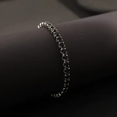 Full Zircon Tennis Couple Bracelet for Men and Women, Colourful Jewellery
