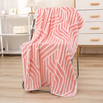 Banyo Havlusu Mercan PolÖ 90*170 Yetişkin Emici Hızlı Kuruyan Büyük Boy Kalın Yüzme Sarmalı Tüm Vücut Giyilebilir Büyük Banyo Havlusu Özel Sipariş - 12