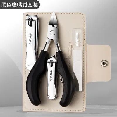 Nail clipper set stainless steel pedicure tools - 9