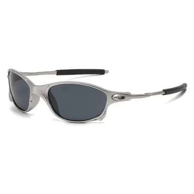 Metall-Oval-Radsportbrille, winddicht, UV-Schutz - 9