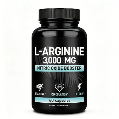 跨境电商精氨酸胶囊L-Arginine Capsules氨基酸运动健身男士60粒