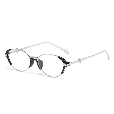 Small Brown Narrow Oval Polarized Sunglasses for Women, Retro Style - 13