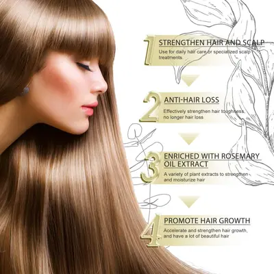EELHOE Rosemary Hair Care Essential Oil for Smooth, Shiny Hair - 2