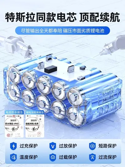 适用于洗车机高压水枪家用2026新款无线锂电池大功率强力增压清洗
