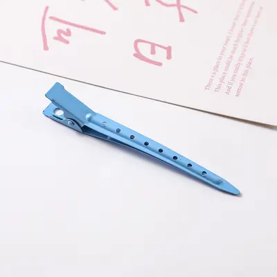 Haarwuzel-Volumen-Clip seitlicher Pony Make-up Positioning farbige Haarspange hohe Scheitel spitz geschnäbelter Clip Entenschnabel-Haarspange Haarclip - 13