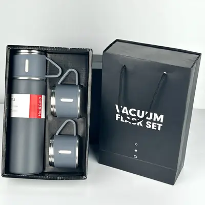 Thermobecher-Set aus Edelstahl 304 in Geschenkbox - 9