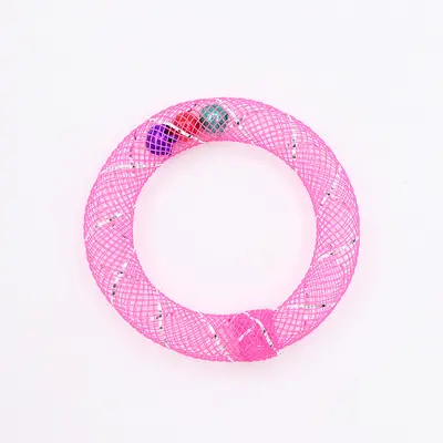 Donut Squeaky Cat Toy, Self-Play Interactive Cat Toy - 6