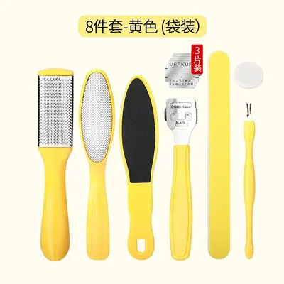 脚板搓修脚工具套装去死皮老茧足部磨脚器脚底后跟脚板锉刮脚刨刀 - 7