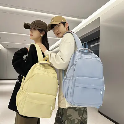 2025 Unisex School Backpack, Large Capacity, Waterproof Nylon - 5
