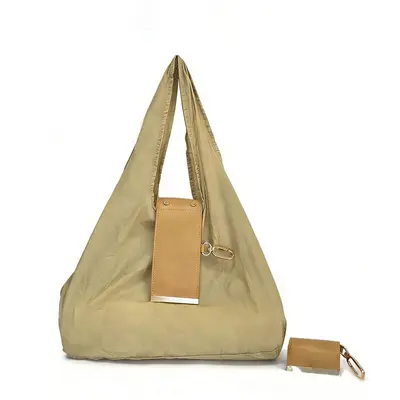 Cross-Border New Style Direct Sales Keychain Storage Nylon Shopping Bag Large Capacity Convenient Handheld Single Shoulder Eco-Friendly Tote Bag - 6