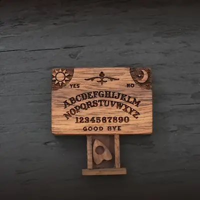 Cross-border miniature spirit board wooden drawer mini wooden board box home decoration ornaments wooden handicrafts