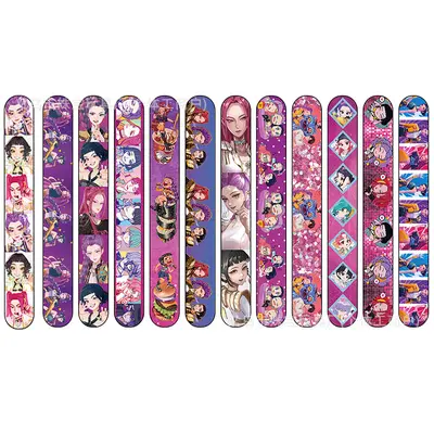 Children's Slap Bracelet, PVC, Cartoon Design Party Wristband