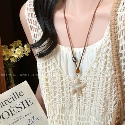 Starfish Bohemian Necklace for Women - 3