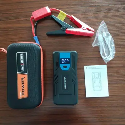 Car Emergency Jump Starter Power Bank, High Capacity - 8