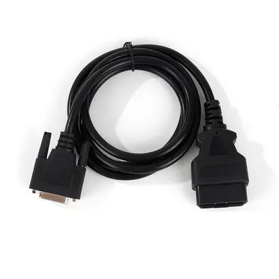 1.5 m OBD Vehicle Diagnostic Cable, OBD Male to DB15P Double-Row Female Adapter