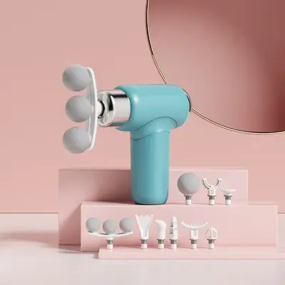 Mini Massage Gun, Multi-Speed, Multi-Head - 13