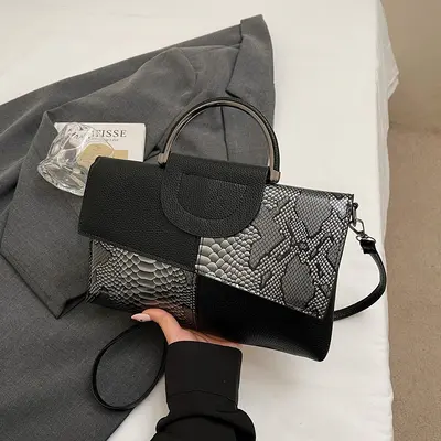 Women's Crossbody Bag Niche Design Retro Small Square Bag - 8
