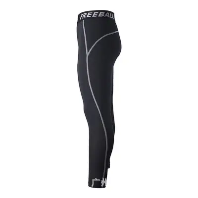 Kids Sports Leggings, Stretch, Fleece-Lined Warm Base Layer