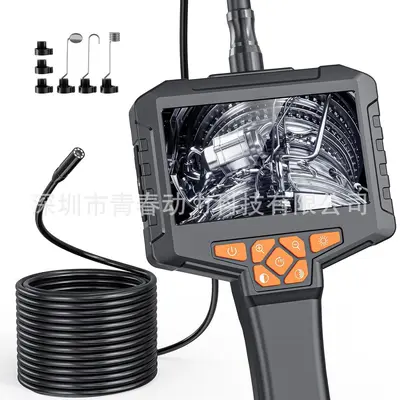 Industrial endoscope camera, 4.3 inch IPS screen, LED light, semi-rigid tube - 2