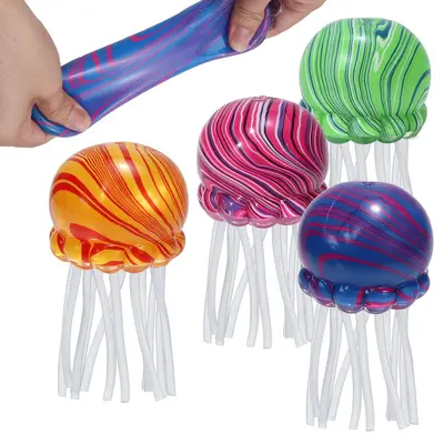 Slow-rebound stress relief squeeze toy, jellyfish design