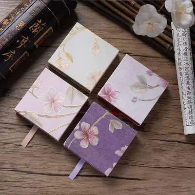 New Chinese Style PE Film Storage Box Anti-Oxidation Jewelry Box Bracelet Packaging Box Premium Bracelet Display Box