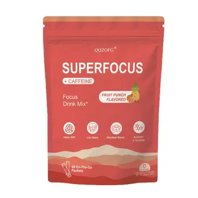 电解质粉SUPERFOCUS CAFFEINE TK跨境电商爆款保健品现货厂家直销