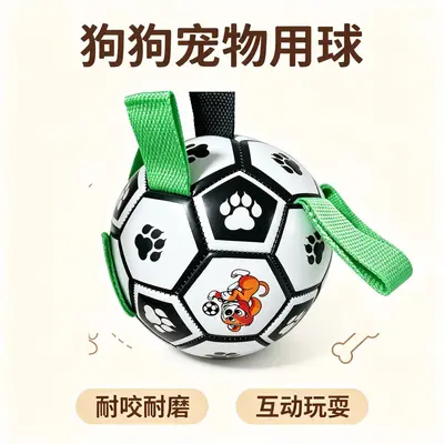 Rubber Chew Ball Dog Toy for Small and Medium Dogs and Puppies - 4