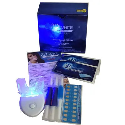 跨境货源牙齿冷光灯美牙仪 LED蓝光洁牙灯冷光美牙贴套装