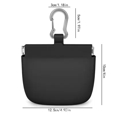 Portable Pet Treat Bag for Dogs and Cats, Travel Food Storage Pouch