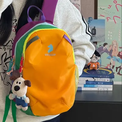 Color-Block Lightweight Backpack for Hiking and Travel - 4