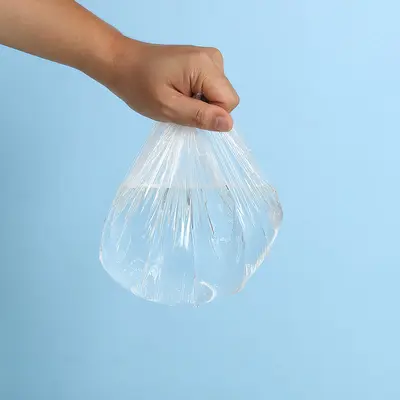 Disposable plastic stretch lids