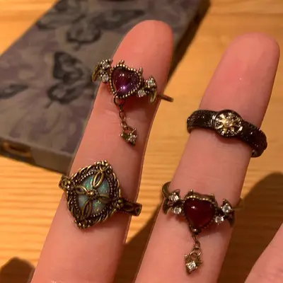 Boho-Stil Ring, Vintage, Stammesmotiv - 3