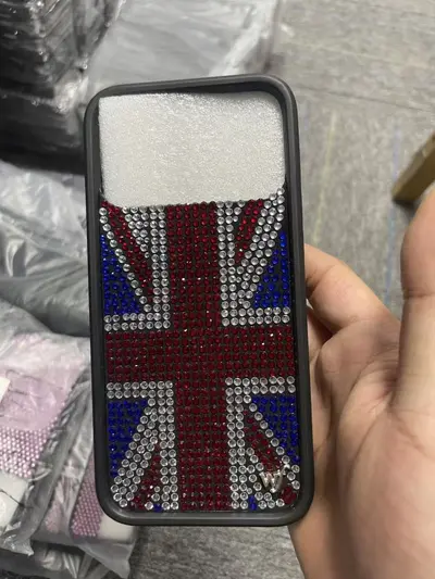 Wildflower WF Series Rhinestone Phone Case for iPhone 17 Pro Max - 9