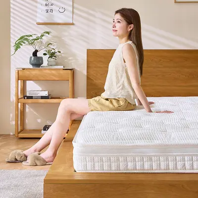 Natural Jute Memory Foam Tatami Mattress, Foldable