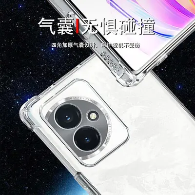 Huawei Honor 100 MAA-AN00 Silicone Case, Airbag Corners, Transparent