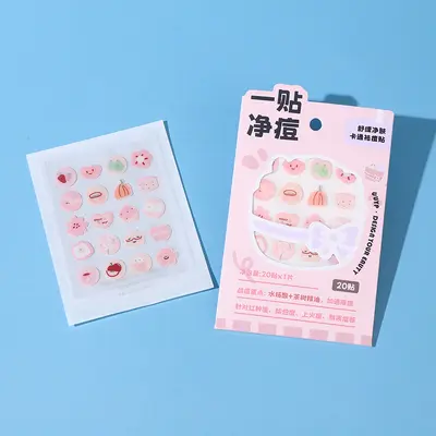 Thin Breathable Hydrocolloid Acne Patch, Can Be Worn Under Makeup - 7