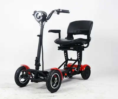 Foldable Electric Mobility Scooter for Seniors, Long Range, Four-Wheel - 7