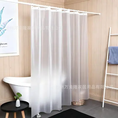 3D Baskılı PEVA Duş Perdesi, Su Geçirmez ve Küf Önleyici, Kalın Banyo Perdesi - 13