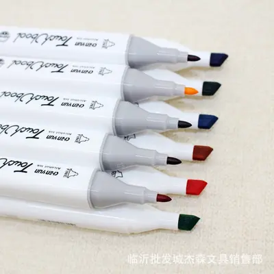 Chenyun 811 Serie Set mit 48 Farben, Dual-Tip-Marker und Aquarellstifte - 3
